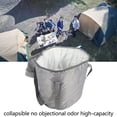 thumbnail image 3 of Folding Foot Soaking Bag, Comfortable Collapsible Foot Bath Bag Waterproof Lightweight Dark Gray Multipurpose  For Dormitory, 3 of 8