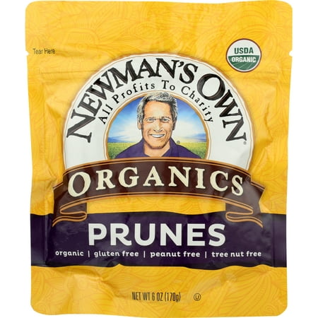 Newman's Own Organics Dried Prunes, 6 oz, 12pk (Pack of 12)