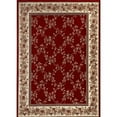 thumbnail image 3 of Radici Usa Como Area Rug 1590 Traditional Red Leaves Lattice 3' 3" x 4' 11" Rectangle, 3 of 3