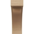 thumbnail image 2 of 8"W x 16"D x 24"H Classic Viola Rough Cedar Woodgrain TimberThane Corbel, Primed Tan, 2 of 6