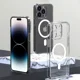 thumbnail image 2 of Funda fina y magnética para iPhone 15, 14, 13, 12, 11 Pro Max, 14 Plus, transparente, con carga inalámbrica Magsafe, 2 of 5