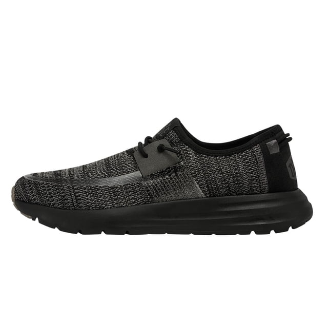 Zapatos HEYDUDE Sirocco Negro Noche con Parte Superior Textil