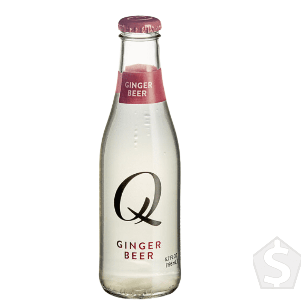 Q Mixers Premium Ginger Beer 24 Pack, 6.7 fl oz Glass Bottles