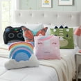 thumbnail image 5 of Your Zone Gamer Snuggly Pillow 18" x 18" Multicolor, Decorative, 5 of 6