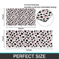 thumbnail image 7 of White Cow Bow Pattern Kitchen Rugs Sets Of 2,Anti Fatigue Kitchen Mat Rugs Non Slip Washable,Decorative Kitchen Floor Mats for Kitchen,Sink,Laundry,17"x30"+17"x47", 7 of 7