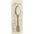thumbnail image 3 of Grey, Jace 9x18 Black Modern Framed Museum Art Print Titled - Spoon, 3 of 5