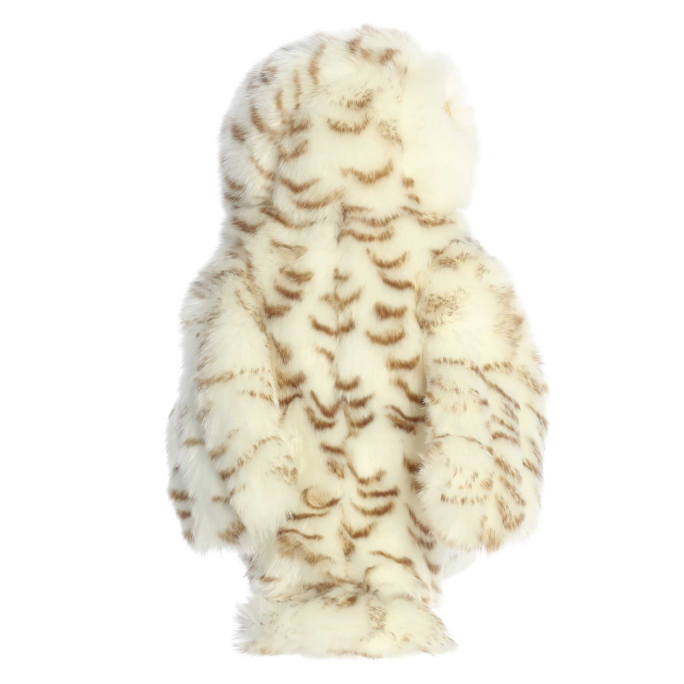 Aurora - Large White Miyoni - 12" Snowy Owl - Realistic Stuffed Animal