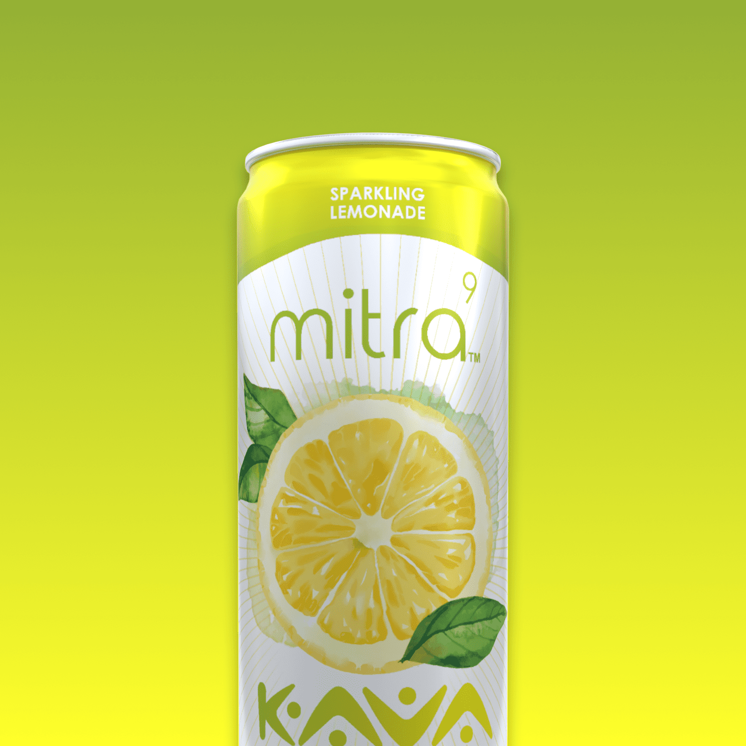 Mitra-9 Botanical Beverages - Plant Based Sparkling Drink with Kava Root Extract - Mood Enhancer - Promotes Natural Calm & Clarity (12 Fl. Oz) - Lemonade