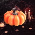 thumbnail image 3 of Estatua de resina Lámpara de calabaza de Halloween Linterna Adornos de acción de gracias Luces de noche LED el dormitorio de la universidad Los 6.6x6.6x4.5cm Yinane Lámpara de calabaza de Halloween, 3 of 8