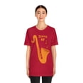 thumbnail image 4 of Saxy Af Saxophone Music Fashion Unisex Jersey Short Sleeve All Sizes Tee, 4 of 10
