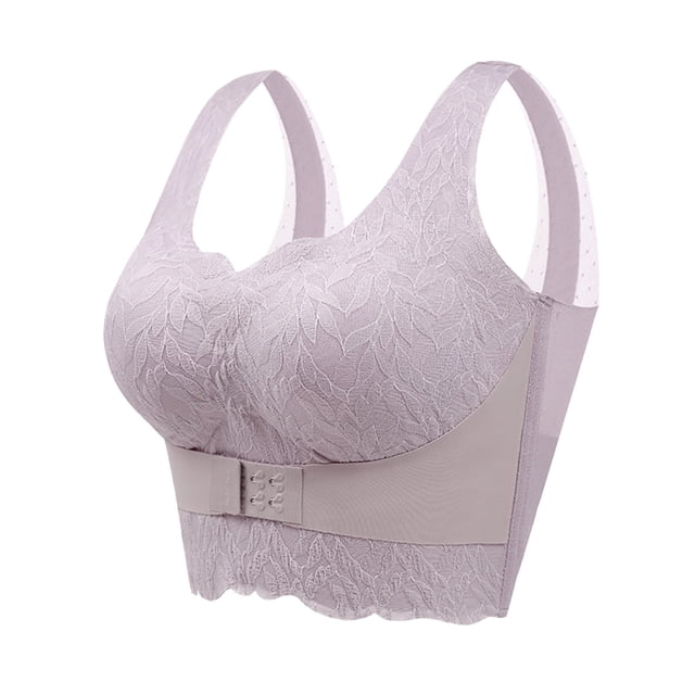 Mashaouyo 2025 Bra Womens Seamless Rimless Bra Beauty Chest Pads Bra Daily Sport Underwear