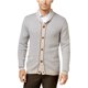thumbnail image 1 of Tasso Elba Mens Knit Cardigan Suéter, Beige, Grande, 1 of 1