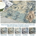 thumbnail image 7 of Yesfashion Carpets Area Rugs Washable 200G Velvet (Total 980Gsm) Terry Velvet Tpr Washed Folding Backing Carpet Modern-Milu Beige 5ft*7ft, 7 of 7