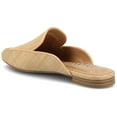 thumbnail image 5 of Journee Womens Akza Slip On Square Toe Mules Flats, Widths Available, 5 of 10
