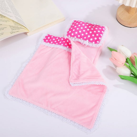 PBPBOX 1 Set Cloth Miniature Blanket For Dollhouse Bedroom Accessories