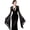Black-02, variant on Women's Victorian Lace Bolero Shrug, Gothic Bell Sleeve Crop Top Cover Up for Formal Events & Vintage Themed Parties