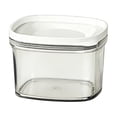 thumbnail image 2 of Transparent Airtight Food Storage Containers, Plastic Kitchen Jars for Snacks, Grains, Pantry Organization, Set of 4, 2 of 6