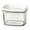A, variant on Tuscom Transparent Airtight Storage Jar, Clear Plastic Container for Kitchen Snacks, 3.5 Inch Square Canister for Coffee Beans Grains