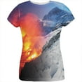 thumbnail image 1 of Extreme Nature Adventures Fire And Ice All Over Womens T Shirt Multi SM, 1 of 2