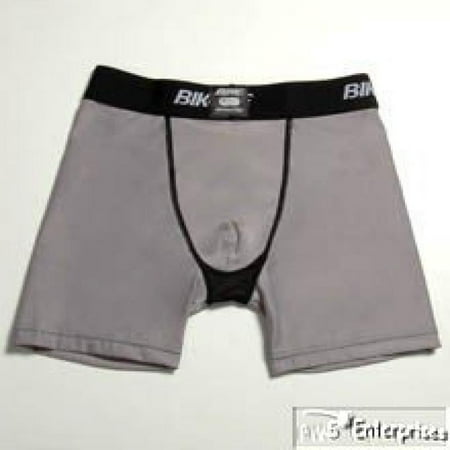 3 pr Bike teen boxer supporter compression performance shorts Gray M