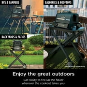 Ninja Woodfire 141 sq in 1760 Watts Electric Outdoor Grill & Smoker with Air Fry, BBQ Smoke, and Real Wood Pellet Flavor