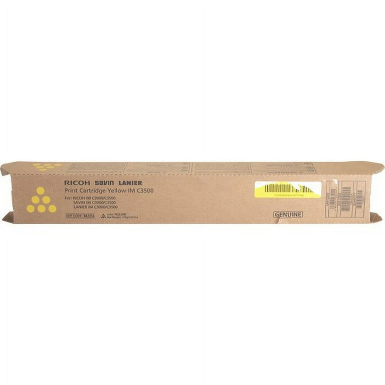 Ricoh Original Laser Toner Cartridge - Yellow - 1 Each - 19000 Pages Ricoh Original Laser Toner Cartridge - Yellow - 1 Each - 19000 Pages