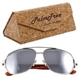 thumbnail image 1 of Anteojos para Sol Fierce Polarized Fierce Polarized Silver Polarizado+UV400 Metal Polipropileno Madera de Cebra, 1 of 1