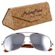 thumbnail image 1 of Anteojos para Sol Fierce Polarized Fierce Polarized Silver Polarizado+UV400 Metal Polipropileno Madera de Cebra, 1 of 1