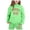 Green, variant on CHENge 2 Piece Outfit Girls Boys Pullover Hoodies Sweatshirt Suit For Kids Tracksuit Jogger Sweatpants Set