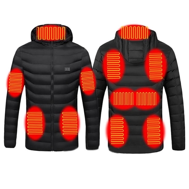 Yuarrent Calentador eléctrico Abrigo Ligero USB Calentador de cuerpo eléctrico Ropa para hombres y mujeres Suministros térmicos No. 4 Yuarrent HA046731-04