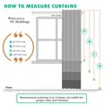 thumbnail image 7 of Voyage Jacquard Thermal Blackout Grommets Curtain Panels (Set of 2) in 63, 84, 96 OR 108 inch long, 7 of 7