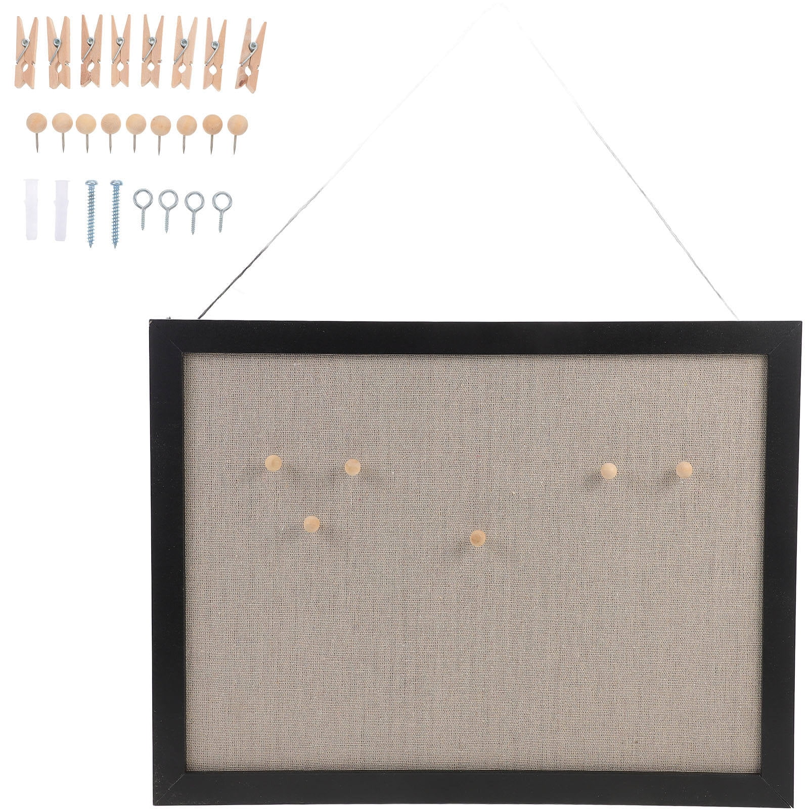 WHAMVOX Bulletin Board Rectangular 1Set 16X11Inches