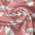thumbnail image 5 of Ambesonne Whale Window Valance, Animals, 54" X 12", White Coral Teal, 5 of 5