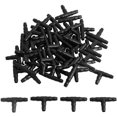 thumbnail image 1 of Lishi 100Pcs 4/7mm Tee PVC Hose Fitting Connector for Irrigation System, 1 of 5