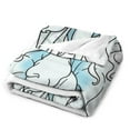 thumbnail image 3 of Pokemon Ninetales Blanket Flannel Blanket Throws Cute Warm and Comfortable Indoor Camping Blanket 40"*50" （100*130cm）, 3 of 7