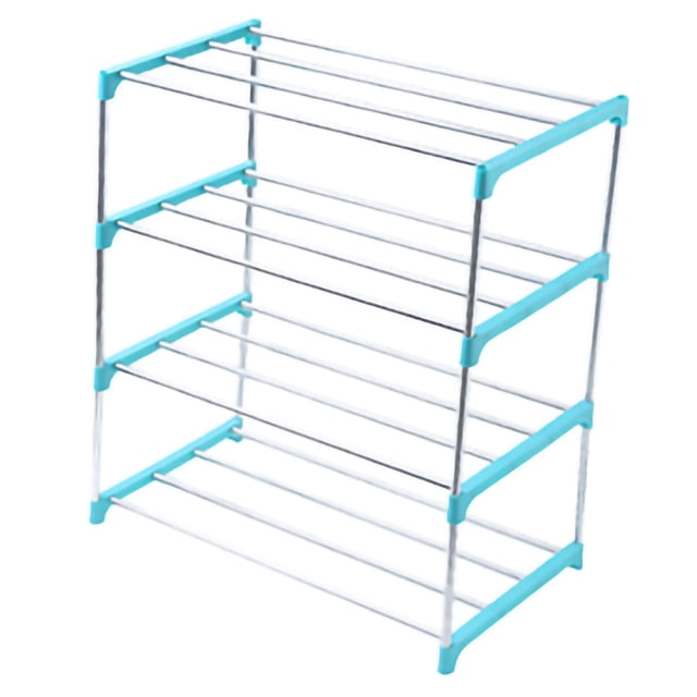 Étagère à Chaussures Rangement en Acier Inoxydable Organisateur de Chaussures en Acier Inoxydable Organisateur de Rangement en Acier Inoxydable Étagère à Chaussures en Acier Inoxydable Assemblage Multicouche Rangement de Chaussures DIY Renforcé