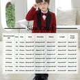 thumbnail image 3 of KyCheLot Boys 4 Piece Outfit Formal Lapel Jacket Long Sleeve Dress Shirts and Suit Pants with Bow Tie Wedding 1-13Years, 3 of 6