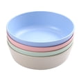 thumbnail image 4 of Wheat Straw Bowl, 15cm Microwave & Dishwasher Safe, Stackable Large Bowl for Ramen, Salad, Pasta, 1 Count, 4 of 6