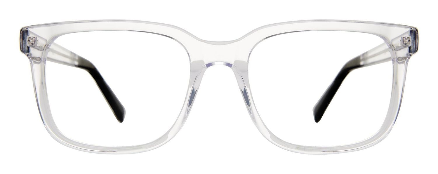 Phat Farm Lunettes De Vue Pour Hommes, Hv725, Cristal, 54.0-19.0-145