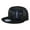 Black, variant on Decky 1141 6 Panel High Profile Structured Quilted Trucker-Black