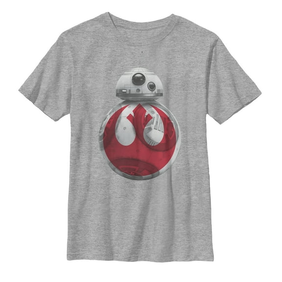 Boy's Star Wars The Last Jedi BB-8 Rebel Symbol  Graphic Tee Athletic Heather X Large