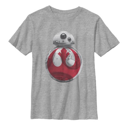 Boy s Star Wars The Last Jedi BB-8 Rebel Symbol Graphic Tee Athletic Heather X Large
