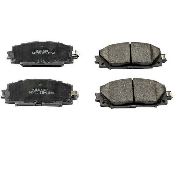 Front Brake Pad Set - Compatible with 2020 - 2022 Toyota Corolla ELECTRIC/GAS 2021