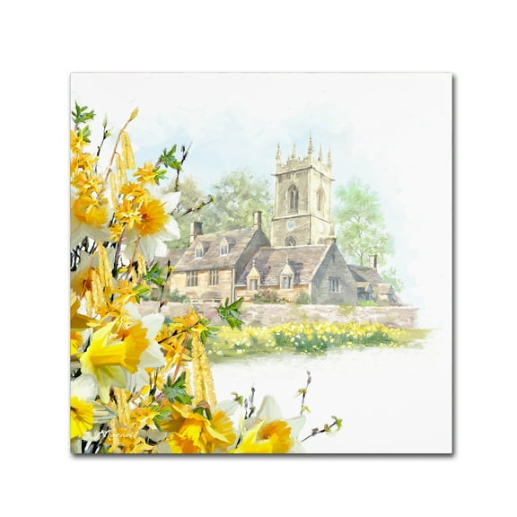 Trademark Fine Art 'Easter Scene' Canvas Art by The Macneil Studio