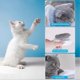 thumbnail image 4 of Cepillo desenredante para gatos y perros, cepillo de aseo para gatos para masaje y aseo con botón de limpieza., 4 of 5