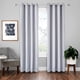 thumbnail image 4 of ¡Oferta del día de Accaprate! Cortinas de seda sintética gris plateado para dormitorio, 86 x 213 cm, opacas, de satén, con aislamiento térmico para sala de estar., 4 of 7