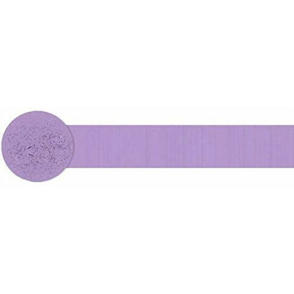 Party Crepe Streamer | Lavender | 81'| Party Decor