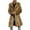 Brown, variant on Coat for Men Fuzzy Warm Thick Overcoat Coat Heavyweight Turndown Collar Long Sleeve Cardigan Outwear Jacket for Men