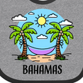thumbnail image 4 of Inktastic Summer Vacation in the Bahamas Boys or Girls Baby Bib, 4 of 4