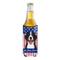 thumbnail image 2 of Carolines Treasures God Bless American Flag with Bernese Mountain Dog Michelob beverage Insulator for slim cans Slim, 2 of 3